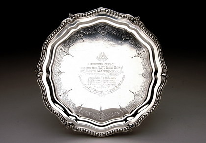 Boer War Silver Salver - Relief of Mafeking